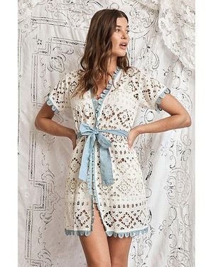 Madly Vintage 90S Cutwork Robe Selected By - White