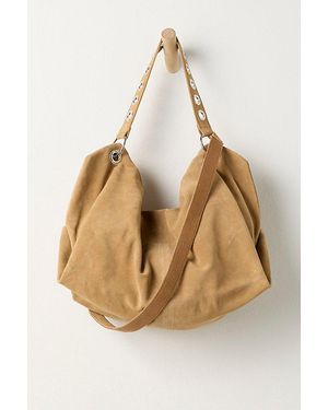 Free People Tori Suede Tote - Natural