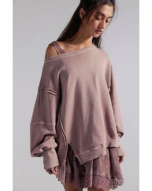 Free People Camden Sweatshirt - Brown