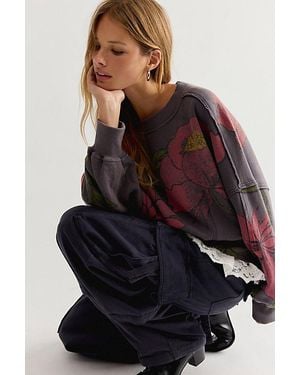 Free People Gaia Sweatshirt - Multicolour