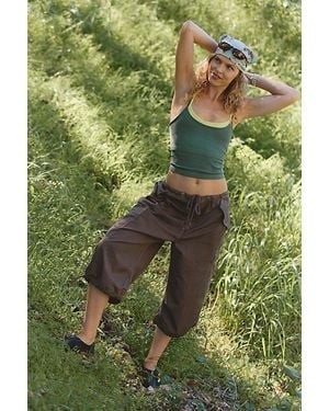 Fp Movement Canyon Crop Hike Pants - Green