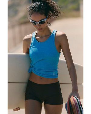 Fp Movement Long And Lean Burnout Tank - Blue