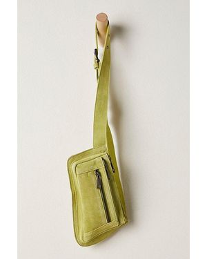 Free People Avalon Suede Sling Bag - Green