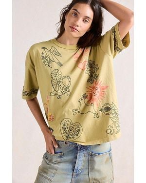 Denim and Bone Telling Tales Tee - Multicolor