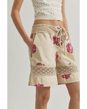 Free People Surfs Up Board Shorts - Multicolour