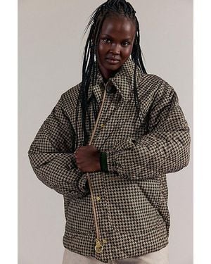 Barbour Laoise Check Quilted Jacket - Brown