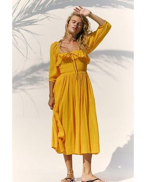 free-est Oasis Midi Dress By - Yellow