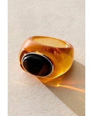 Free People Studio Resin Ring - Orange
