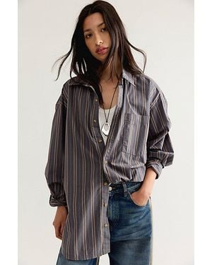 Free People Freddie Striped Shirt - Multicolor
