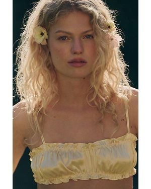 Only Hearts Silk Charmeuse Bralette - Brown
