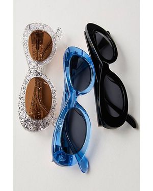 INDY Soho Round Sunglasses - Blue