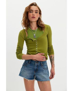 Levi's Low-Rise Shorts - Green