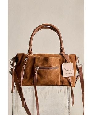Free People Suede Baby Emerson Bag - Brown