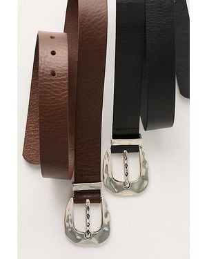 Free People Chapman Leather Belt - Brown