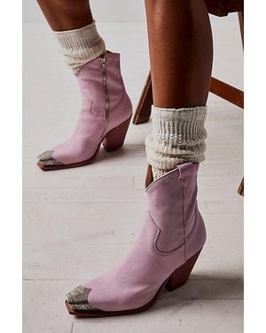 Free People Brayden Western Boots - Purple