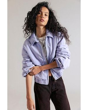 Free People Fp One Birdie Washed Jacket - Gray