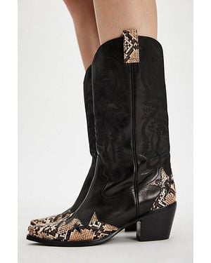 Jeffrey Campbell Dagget Charmer Western Boots - Black