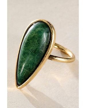Free People Nell Stone Ring - Green