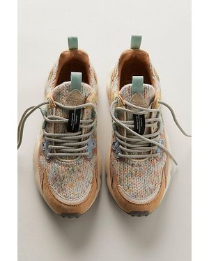 Flower Mountain Novo Novelty Trainers - Brown