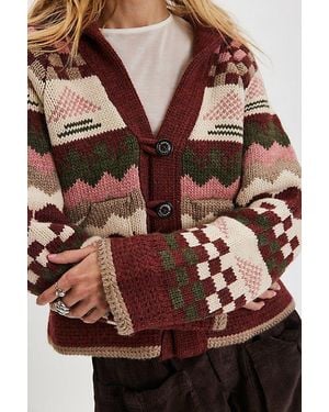 Barbour Ruby Knitted Cardi - Brown