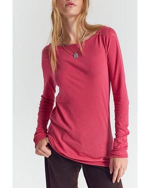 Free People Most Loved Long Sleeve - Pink