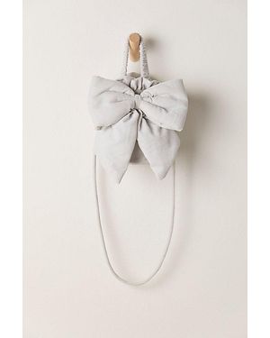 Free People Belle Velvet Bow Bag - Natural