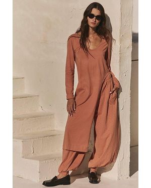 free-est Meena Pant Set By - Brown