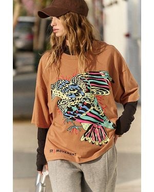 Fp Movement Elliot Snowman Graphic Tee - Multicolor