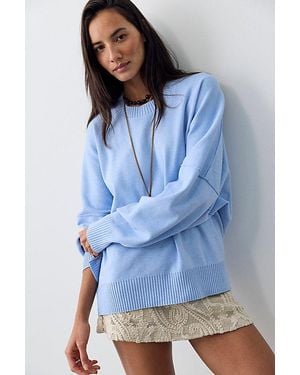 Free People Alma Pullover - Blue