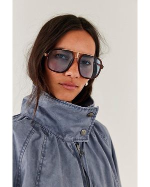 Free People Janis Detail Aviator Sunglasses in Black | Lyst display picture 3