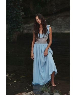 free-est Sweet Lemonade Maxi Dress By - Black