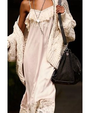 Intimately By Free People Sweet Heirloom Maxi Slip Dress By - Grey