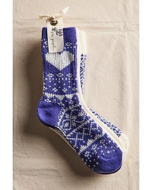 Free People Nordic Knit Sock Bundle - Grey