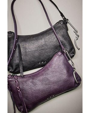 Free People Sutton Leather Shoulder Bag - Black