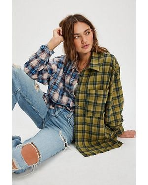 THE TALES Half And Half Flannel - Blue