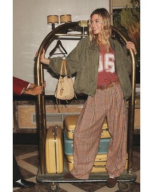 Free People Nine Lives Patterned Trousers - Brown