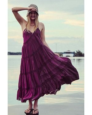 Free People Horizon Coast Maxi Dress - Purple