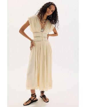 Free People Swimming Across The Sky Midi Dress - Brown