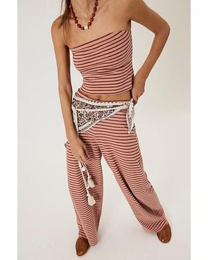 free-est Sailor Tube Co-Ord By - Brown