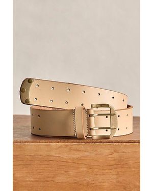 Free People Double Cross Belt - Natural
