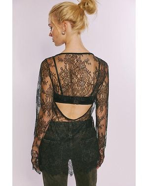 Intimately By Free People Long Last Layering Top By - Black