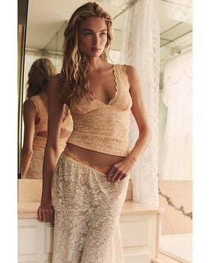 Intimately By Free People Loved You First Lace Cami By - Natural