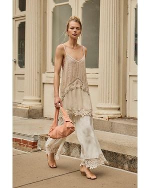 Intimately By Free People Under Your Spell Mini Slip Dress By - Brown