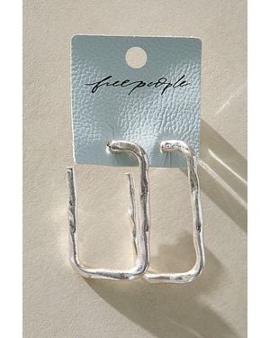 Free People Lodi Hoops - Blue