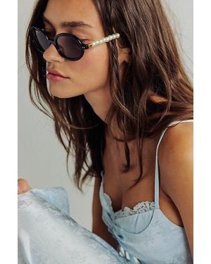 Lele Sadoughi Austin Pearly Sunglasses - Multicolour