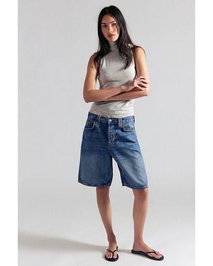 Free People We The Free Montana Shorts - Blue