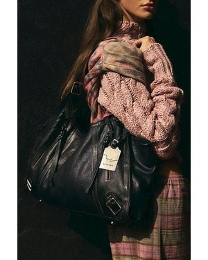 Free People Emery Winged Tote Bag - Black