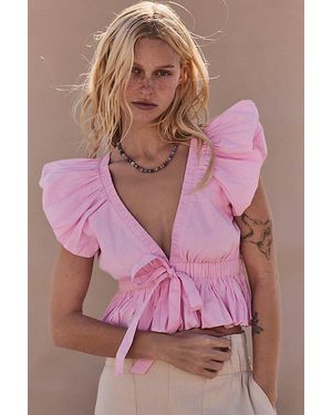 free-est Bring The Bubble Top By - Pink