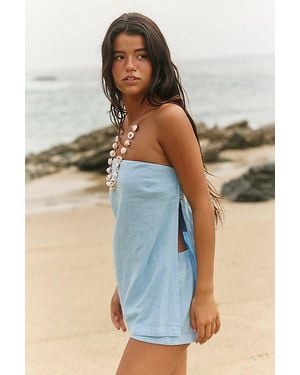 Free People Summer Breeze Linen Short Set - Multicolor