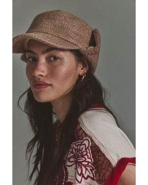 Free People Cozy Convertible Cadet Hat - Brown